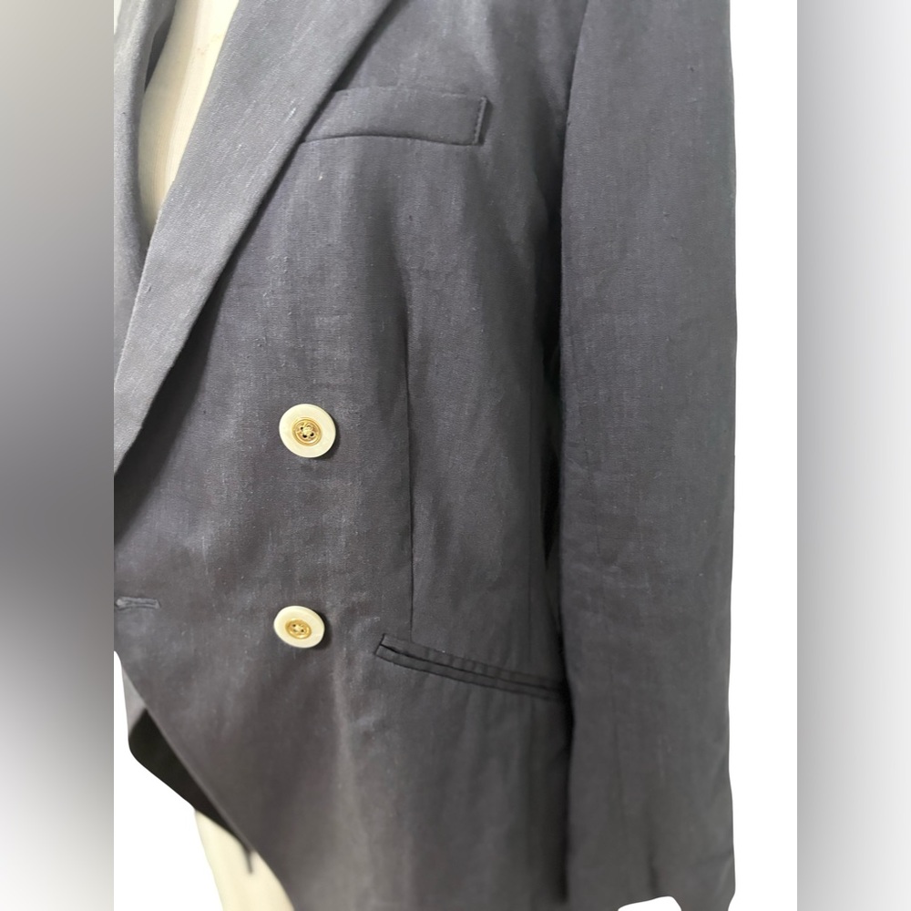 Veronica Beard Miller Linen Jacket  — Size 4 - Picture 3 of 10